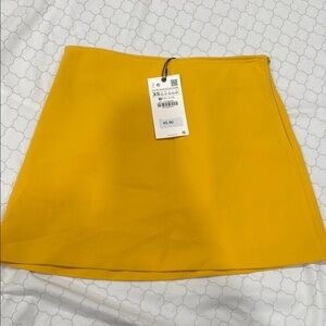 Yellow Mini Skirt